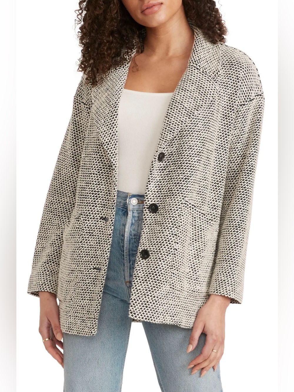 Marine Layer | Birdseye Cardigan Blazer‎ Coat